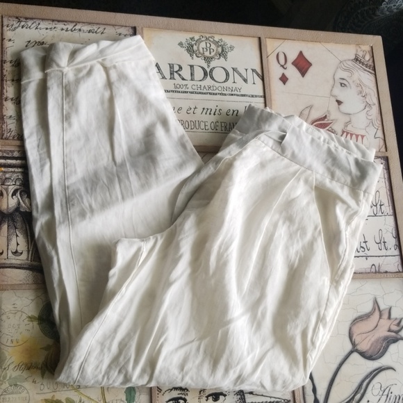 Free People Pants - Free people high waisted cropped slacks